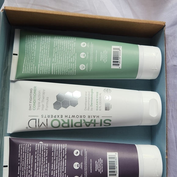 Shapiro MD NIB DHT Fighting Shampoo & Conditioner sealed 8oz each** - Picture 3 of 3